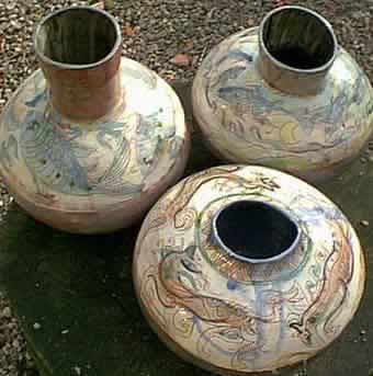 three pots